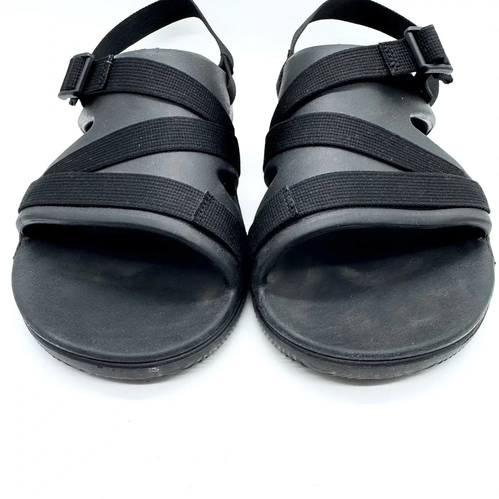 Chaco Chillos‎ Black Sport Slingback Strap Sandals Men's Size 11 Beach Water